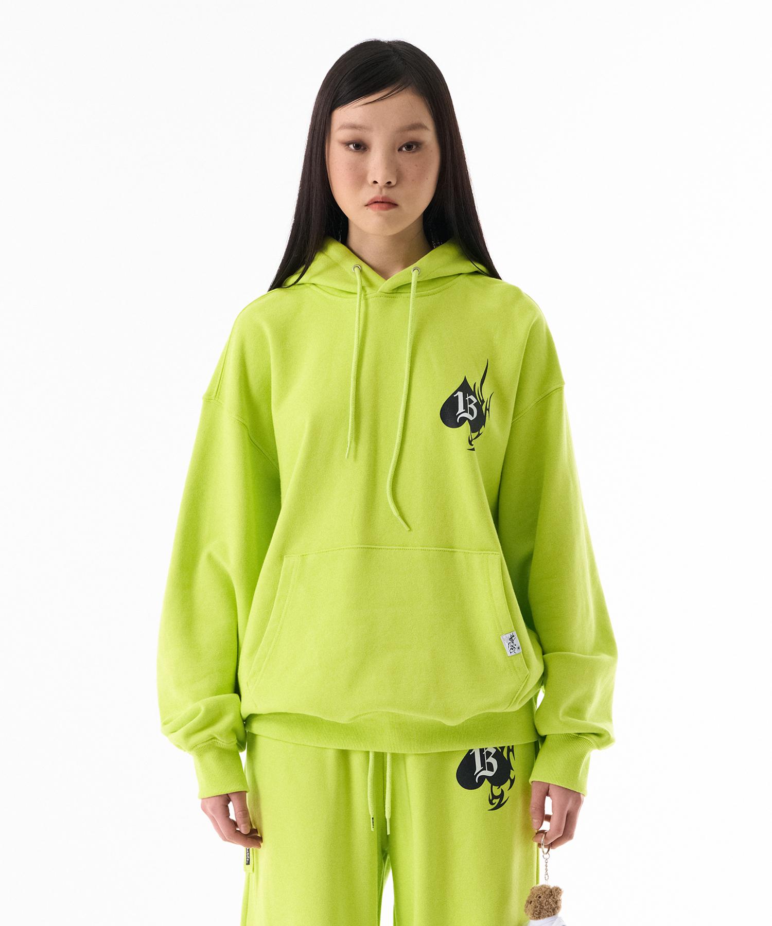 Buddy Spade Hoodie Lime L