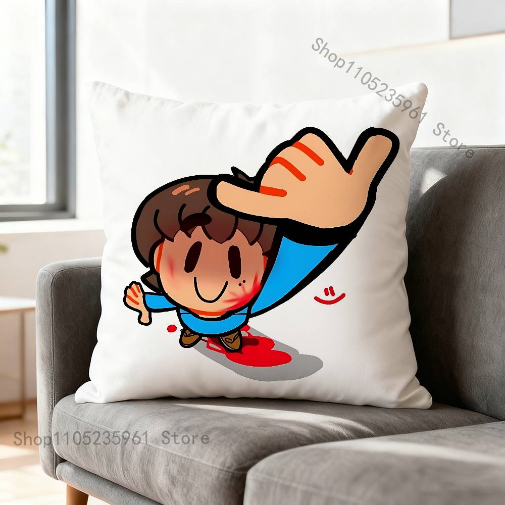 JJoe SSteve KKeery Print Polyester Pillow Case for Valentine gift Home Sofa Cushion Cover Decoration Custom