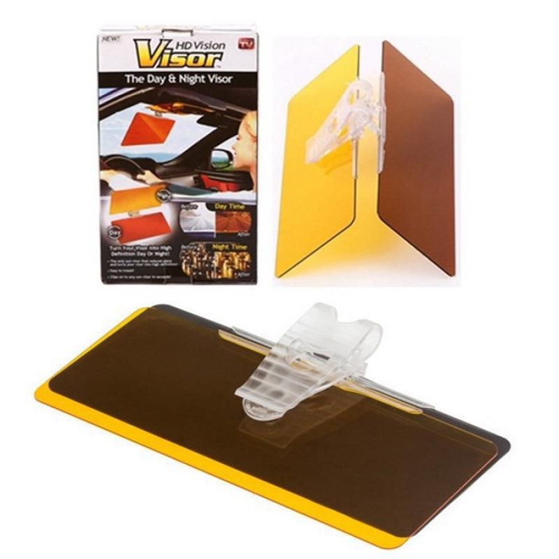 Car Sun Visor Anti-Glare Sunshade with Night Vision Goggles for Day and Night Use