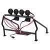Metal Roll Cage With 6 LED Light Protective Roll Cage Bucket For 1/10 Remote Control Car Prevents Car Scratch And Damage