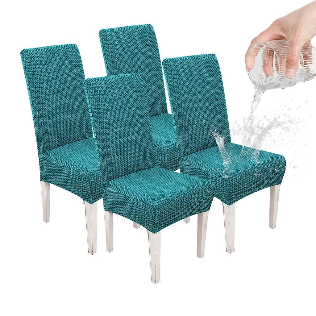 Capa de Cadeira Jacquard para Casa com Película de TPU 100% Impermeável Elástica Universal Lavável e Anti-Manchas