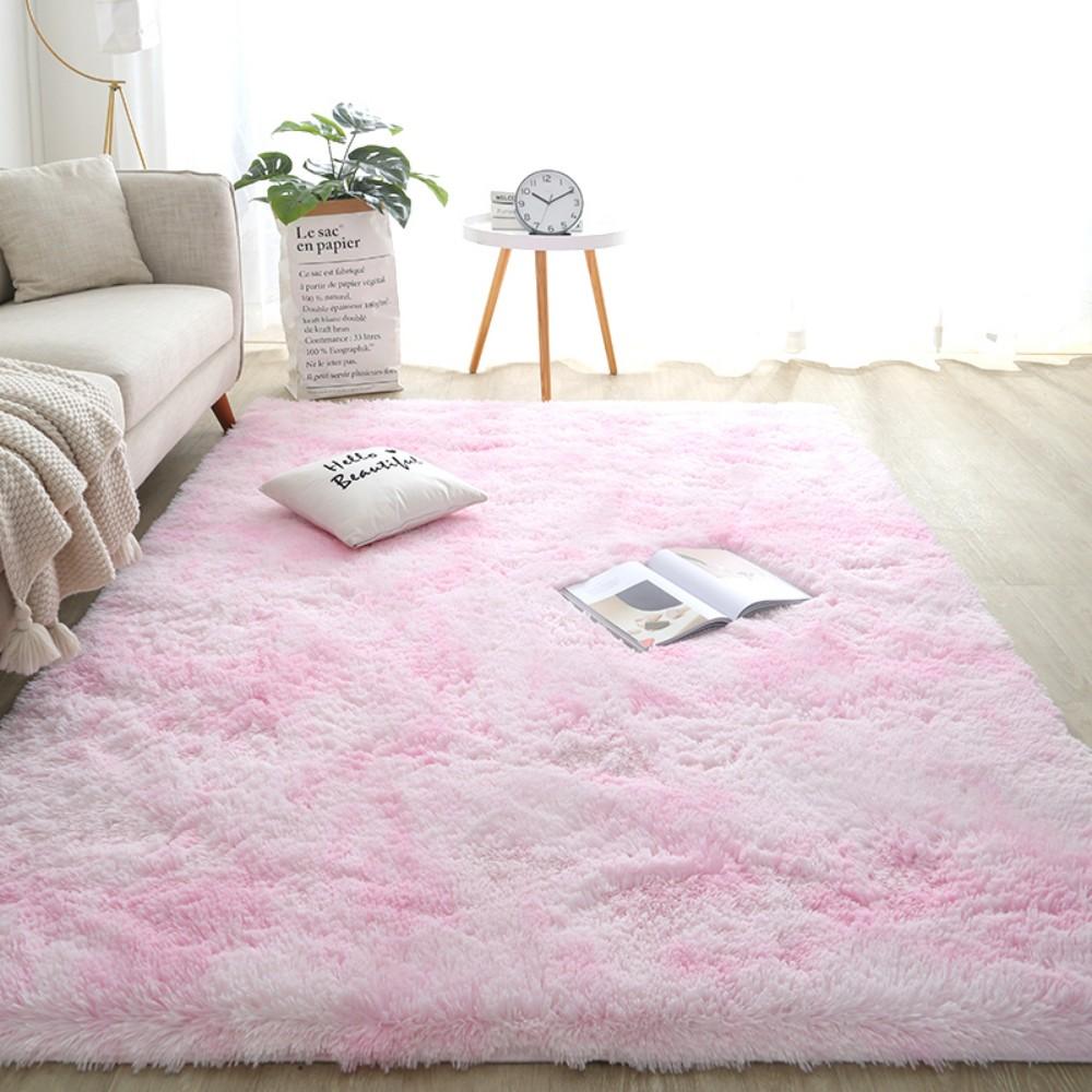 Dik Wit Pluizig Tapijt Voor Woonkamer Slaapkamer Nachtkastje Antislip Zacht Groot Tapijt Voor Kinderkamer Woondecoratie 40X60CM(1.3X2FT white