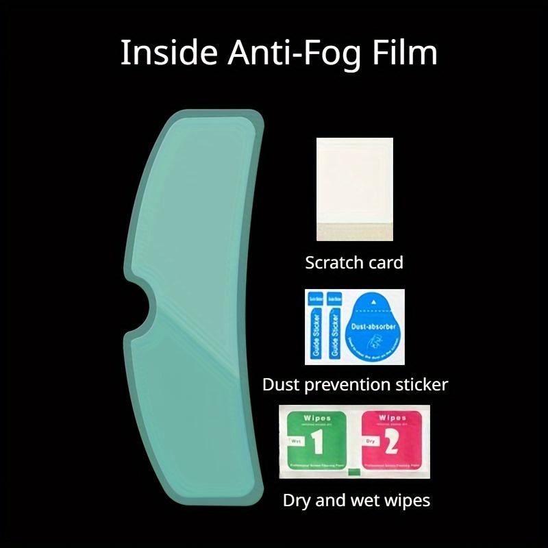 

High Transparency Motorcycle Helmet Anti-Fog + Anti-Rain Film Sticker, Motorcycle Helmet Accessories, Motociclista Accesorios