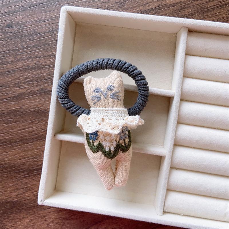 Kid Cute Animal Hair Tie Elastic Rabbit Hair Rubber Bands for Girls Baby Elephant Hair Rope Child Hairbands Hair Accessories