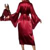 European and American New Light Luxury Long-sleeved Nightgown Bathrobe Comfortable Loungewear Sex Suit