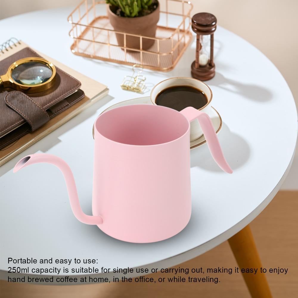 250ml Pour Over Kaffeekanne 304 Edelstahl Schwanenhalskessel Schwanenhals Kaffeekanne Büro