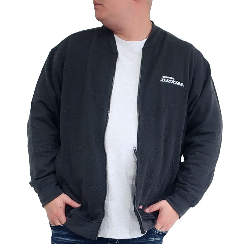 

Men s Plus Size Dickies Blouson, Full-Zip, Fleece-Lined, Sizes 3L, 4L, and 5L, Khaki, Sumikuro, and Navy, 10001801 (JP, Alphabet, 4L, SUMIKURO)