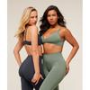 Gymshark Soft Sculpt V Neck Sports Bra Unit Green B5b9n Ecjf