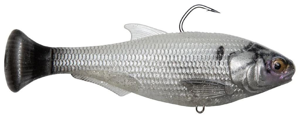 Zman Soft Lure Shadtron LT Swimbait 6 Inch Sight Flash (0585)