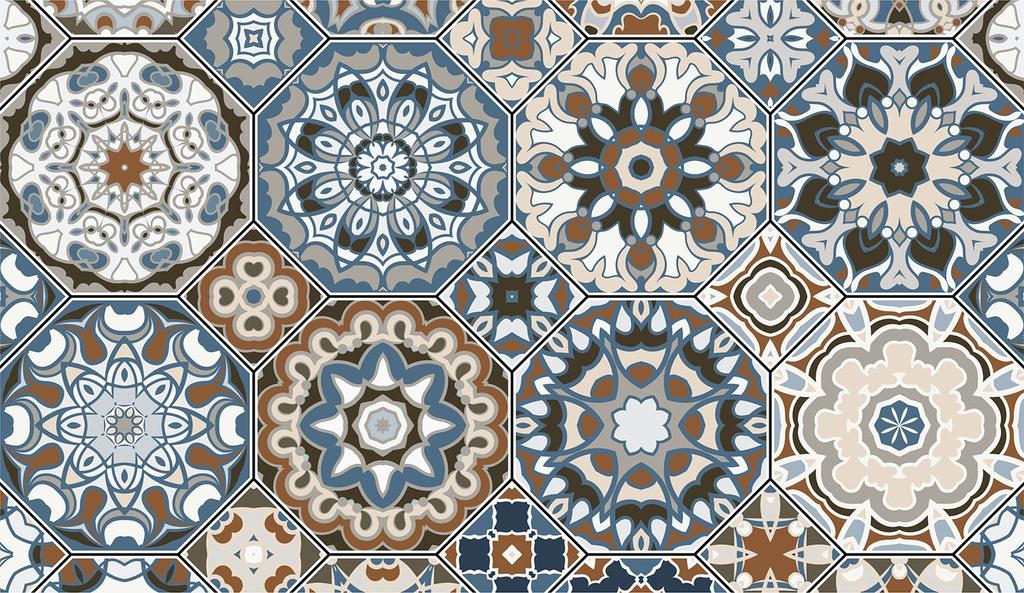 Tagliere in Vetro 52X30 Mosaico