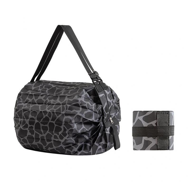 Folding Eco-friendly Shopping Bag One-shoulder Portable Thickened Large Shopping Bag Supermarket Eco-friendly Bag
