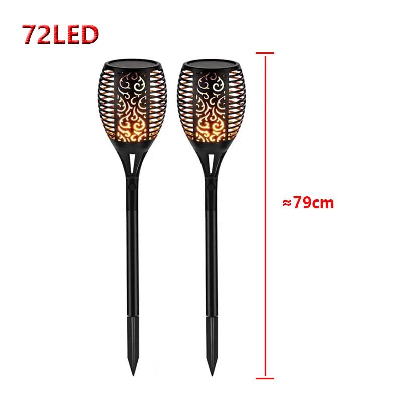 1/2/4/Pcs Outdoor Solar Lights Flame Torch Lights Flickering Lamp Waterproof Garden Outdoor Lawn Path Yard Patio Floor Lamps