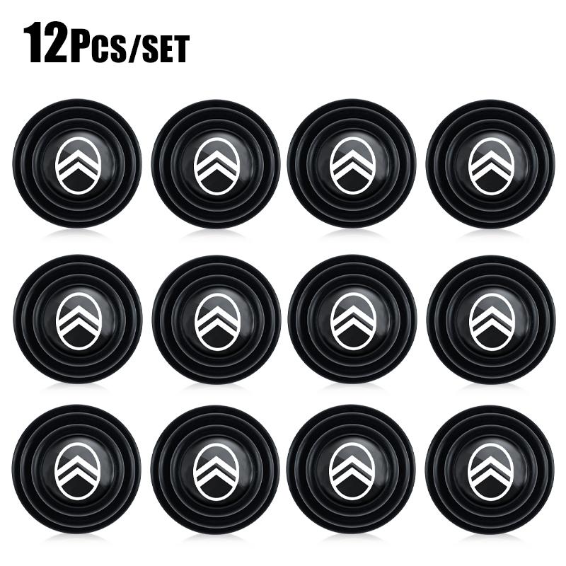 4Pcs Car Door Anti-shock Pad Anti-noise Buffer Gasket Auto Interior For Citroen Saxo C8 C-Elysee C15 C4L C6 C4 C3 Picasso Cactus