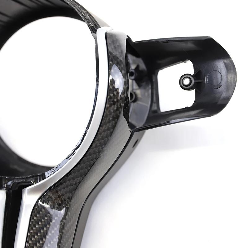 For BMW F30 F10 F20 F48 F25 F32 M3 M6 328M 1 2 3 4 5 6 7 Series Car Steering Wheel Hollow back cover plate Interior Accessory