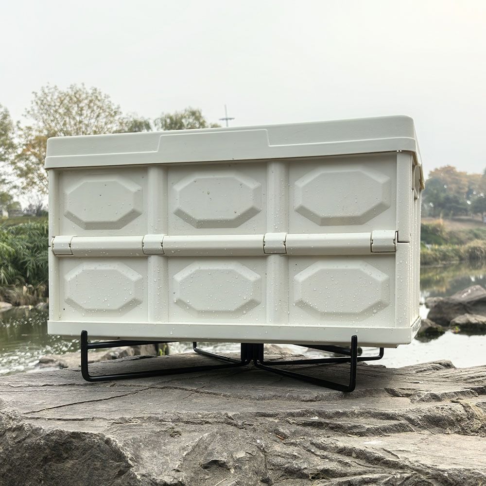 Foldable Bucket Base Support Frame Light Weight Portable Cooler Stand  Camping Hiking