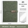 A5 Notizbuch mit individuellem Logo und Metallverschluss - Perfekt für Geschäfts-, Schul- oder Bürogeschenke