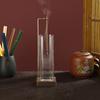 Wooden Incense Holder for Sticks Anti-Ash Flying Glass Incense Stick Holder Incense Burner with Cord Lock for Yoga Home Decor