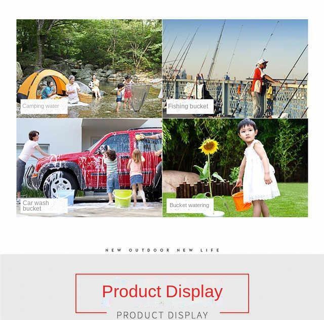 Car Wash Folding Bucket Portable Folding Bucket