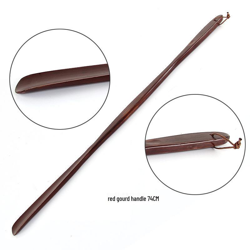 75cm Wooden Shoehorn | Easy Shoe Lifter & Adjustable Handle for Convenient Use