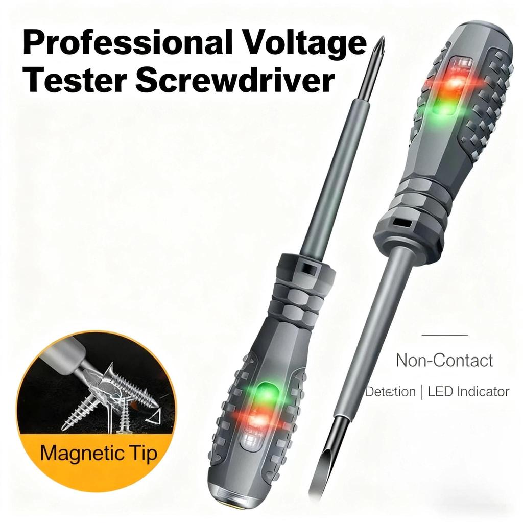 Farbiger Elektriker-Prüfstift mit hoher Helligkeit, induktiver Typ, Hochpräzisions-Spannungsprüfer zum Aufspüren von Kabelbrüchen, Heimwerkerwerkzeuge