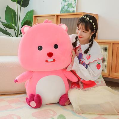 Cute Beaver Big Tooth Mouse Doll Plush Toy Girl Soothing Doll Rag Doll Throw Pillow Cushion Holiday Gift
