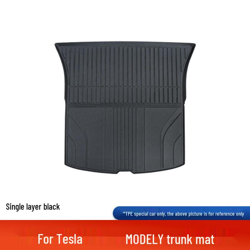 Compatible Tesla Model Y Refresh Floor Mats: 25 Models of TPE Trunk & Car Mats