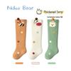 Baby Winter Collection: Nidoran Fleece-Lined Knee-High Warm Cotton Socks for Newborns