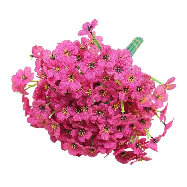Incana Matthiola Fake Flowers Plastic Plants For Garden And Decoration Wedding