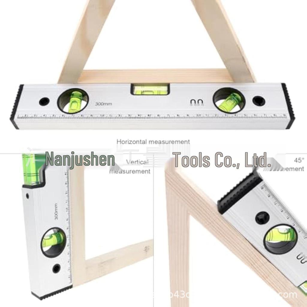 Precision Magnetic Aluminum Spirit Level for Decoration Measurement and Balancing