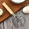 Hand-held Spring Egg Whisk Stainless Steel Egg Mixer Cream Mixer Spiral Egg Beater Butter