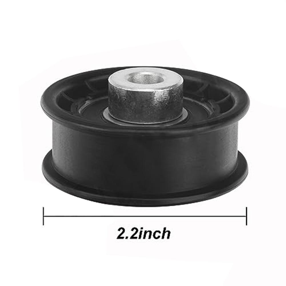 Metal Flat Idler Pulley 604491 with 2 2 Inch Size Compatible with For Hustler For Raptor Mowers Replacement Part