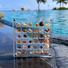 Natural Mini Conch, Shell Starfish, High Transparency Acrylic Storage Box, Material Box, Micro Shell Sand Specimen, Seaside Gift