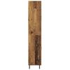Wall Mounted Highboard Reclaimed Wood Look 69.5 x 34 x 180 cm Engineered Wood