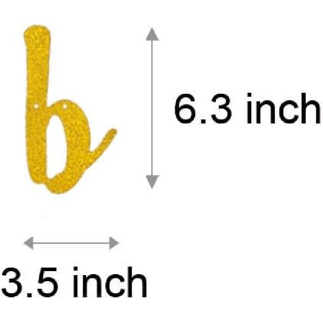 WEIANDBO The Best Is Yet To Come Gold Glitter Paper banner,Pre-Strung,Suitable for Graduation/Hired/Pregnancy Announcement/Baby