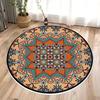 Bohemia Printing Round Carpet Circle Floor Washable Mat for Living Room Bedroom Bathroom Children Crawling Rugs Home Decoration