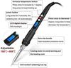 60W Adjustable Temperature LCD Soldering Iron - Fast Heating Ceramic for Circuit Board Repair