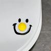 Contemporary Style Dopamine Smile Ball Toilet Lid Lifter Round Shape Handheld Toilet Seat Cover Opener for Bathroom