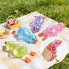 Latest Model Maltose Colorful Aurora Duck Squeeze Toy Soft Cute Animal Stress Relief Decompression Stretch Toy For Adults And