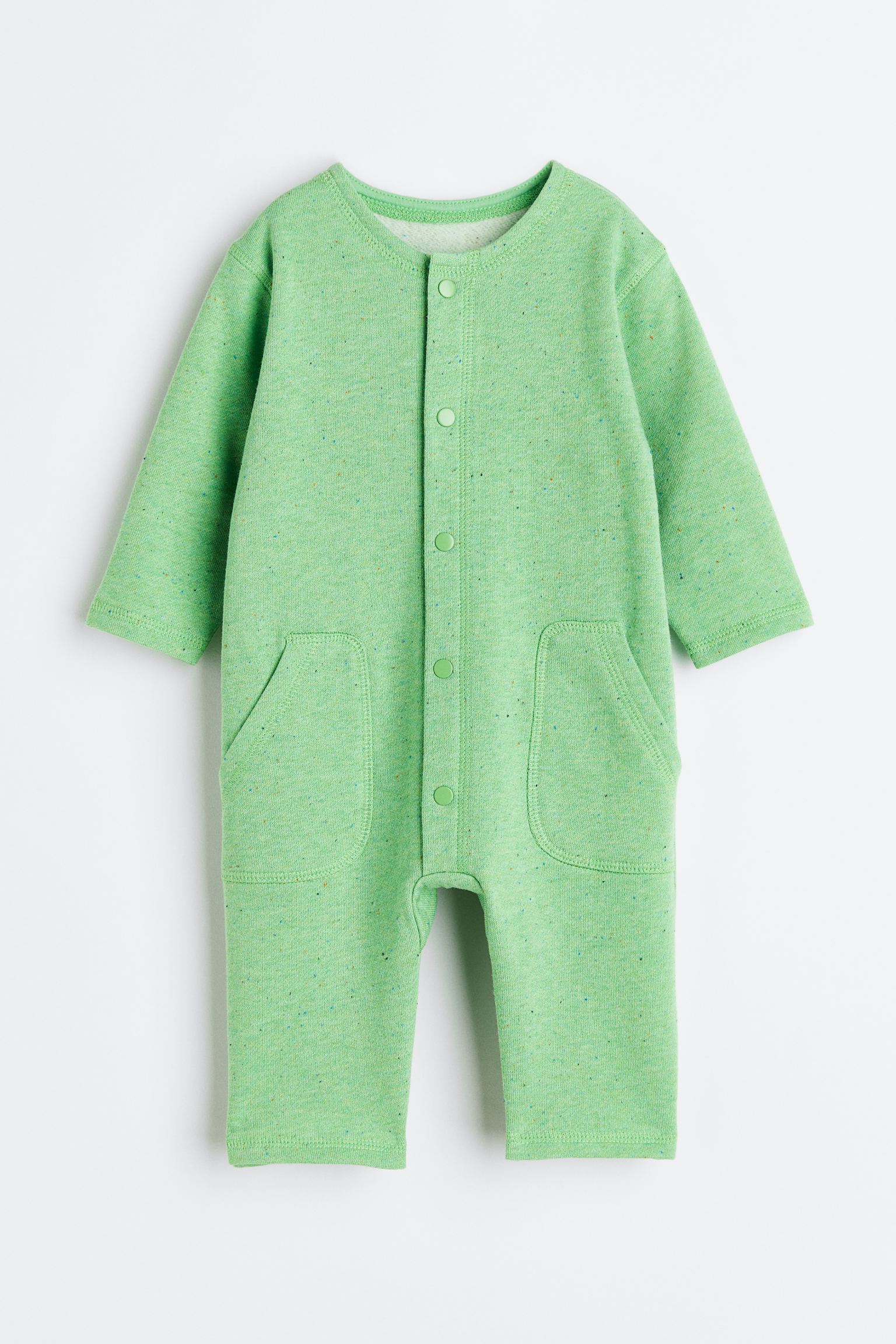 

Quilted jersey romper suit