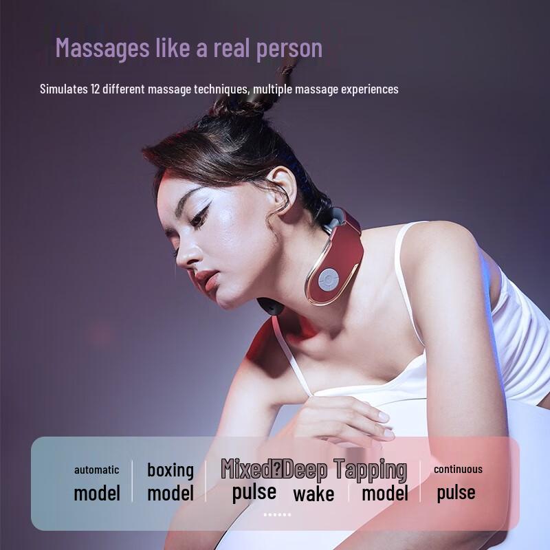 Jiancheng Smart Portable Neck Massager with Heat CN plug (adapter included)