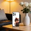 Cute M-Monchhichis Phone Case For iPhone17,16,15,14,13,12 Plus,Max Soft Silicone Black Cover