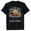 Best of 1972 54th Birthday Gifts Limited Edition 54 Year Old TShirt Graphic Tee Tops for Husband Presents Born In 1972 Clothes