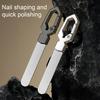 Nail File Double-Sided Lightweight File Anti-Rust Portable Toenail Metal Nail Fingernail File Nail Care