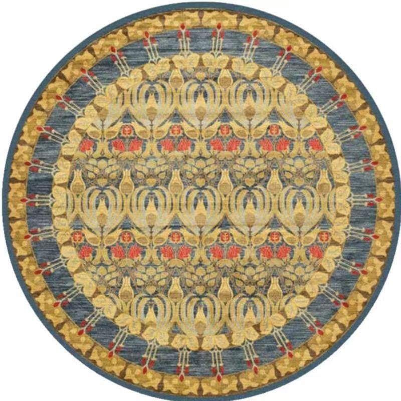 Living Room Round Carpet Dirt Resistant Wear-resistant Anti Slip Bedroom Bedside Carpet
