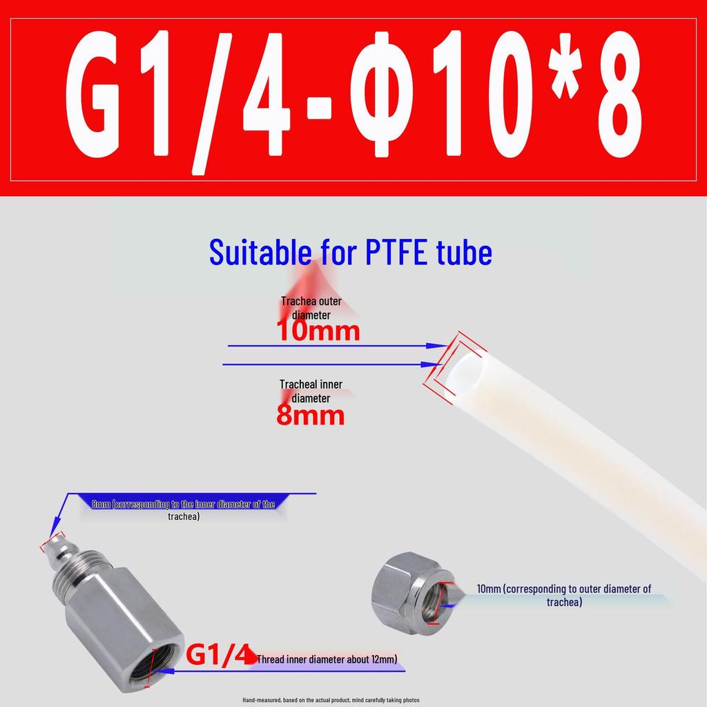 Roestvrij Staal 304 Pneumatische Snelkoppeling voor PU Luchtslangen (Buitendraad)