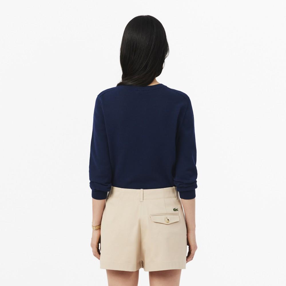 Lacoste Women's Light Cotton Crew Neck Cardigan AF5023-56G166