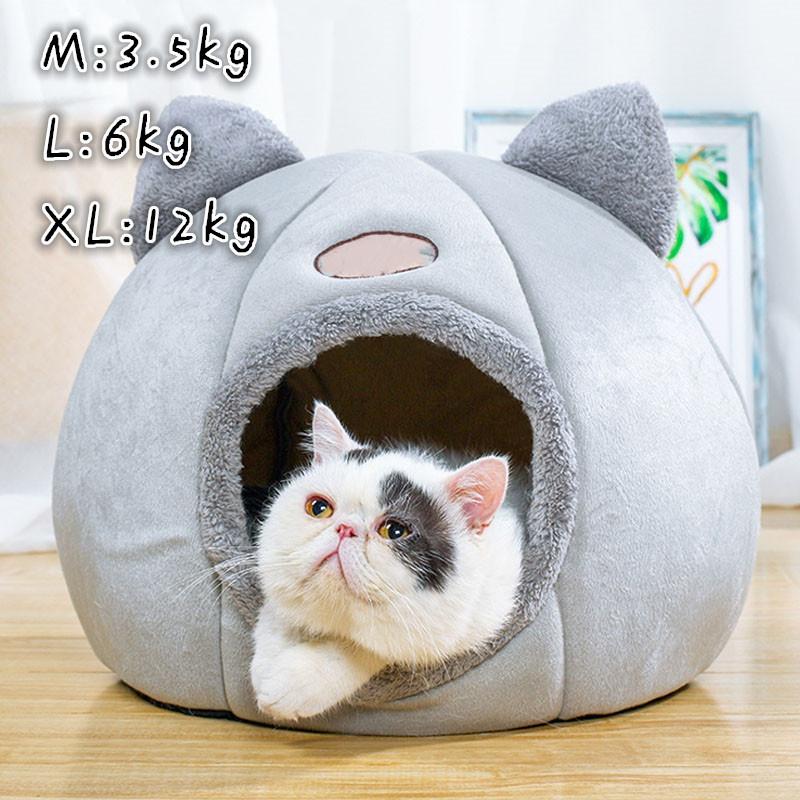 cat head cat bed