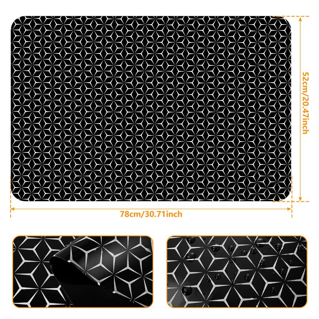 Induction Cooker Covers Silicone Mat Heat-resistant Electric Stove Cover Pad Cooktop Protector Mats Cooking Kitchen Accessories