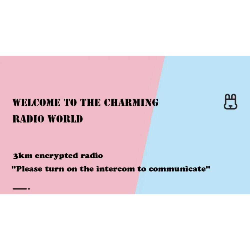 2PCS Kids Walkie Talkie Mini Phone Call Cartoon Children Talkie Walkie Toys 3KM Range UHF Interphone Radio Boys Girls Gifts