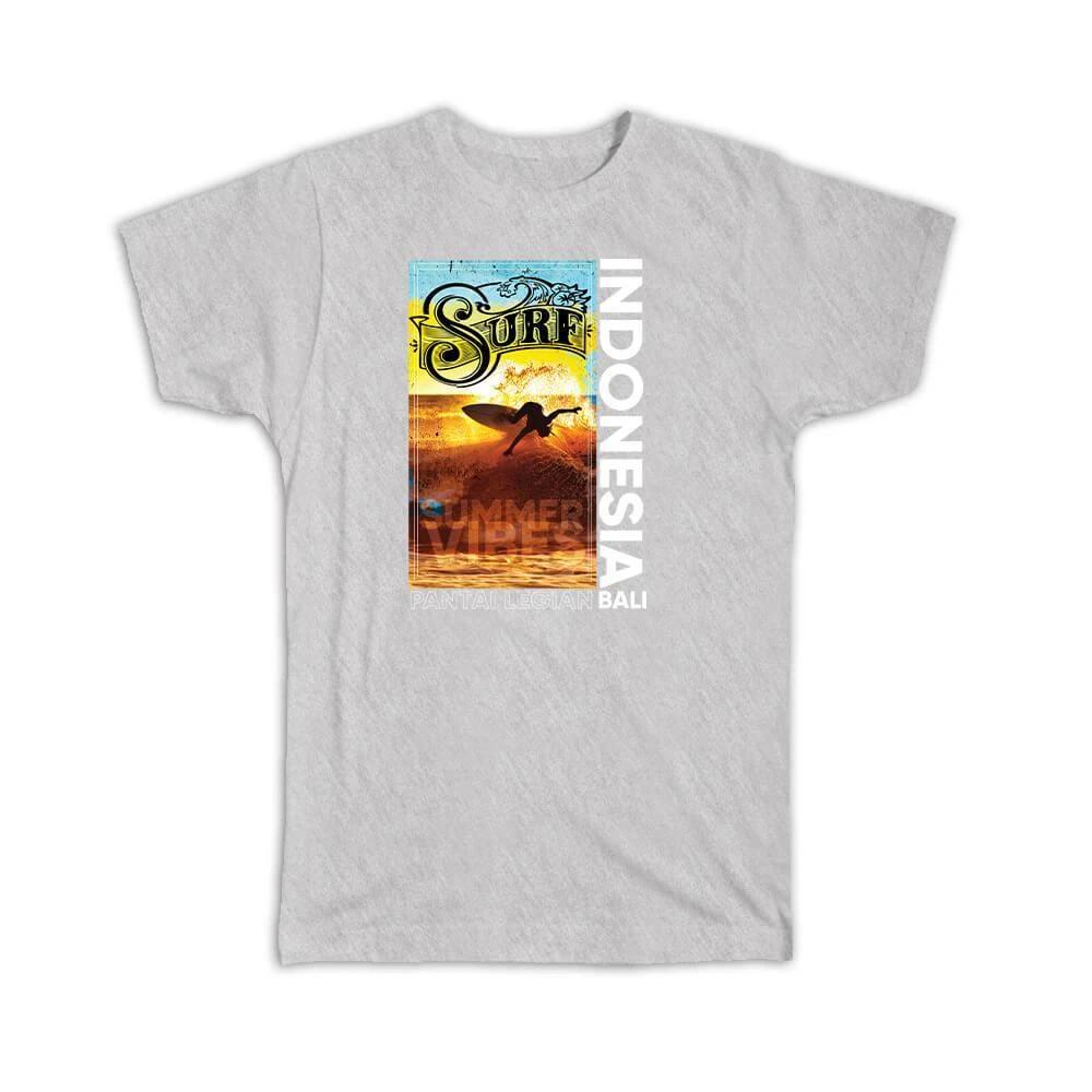 Gift T-Shirt : Surfer Bali Indonesia Summer Vibes XL